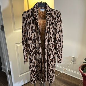 Johns Studio Leopard Print Long Cardigan